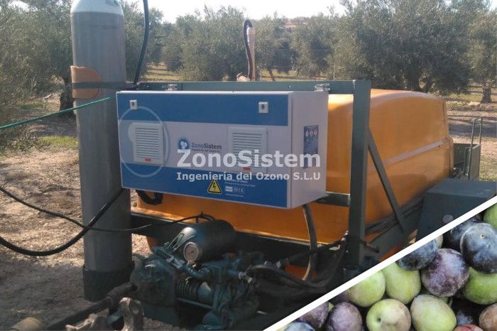 Ozônio para o cultivo de azeitona. Jaén, Espanha.