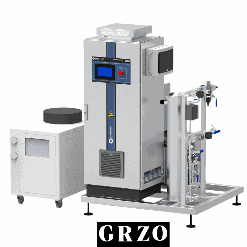 Equipos de Ozono GRZO de 80 a 500 gO3/h Para alimentación LOX, oxígeno líquido.