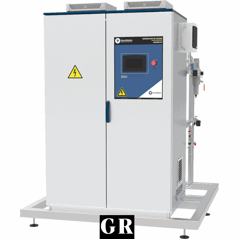 Gama Generador de ozono industrial