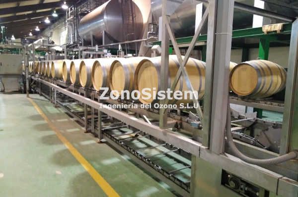 Aguas de proceso en bodega, la Rioja. España