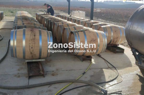 Aguas de proceso en bodega, la Rioja. España