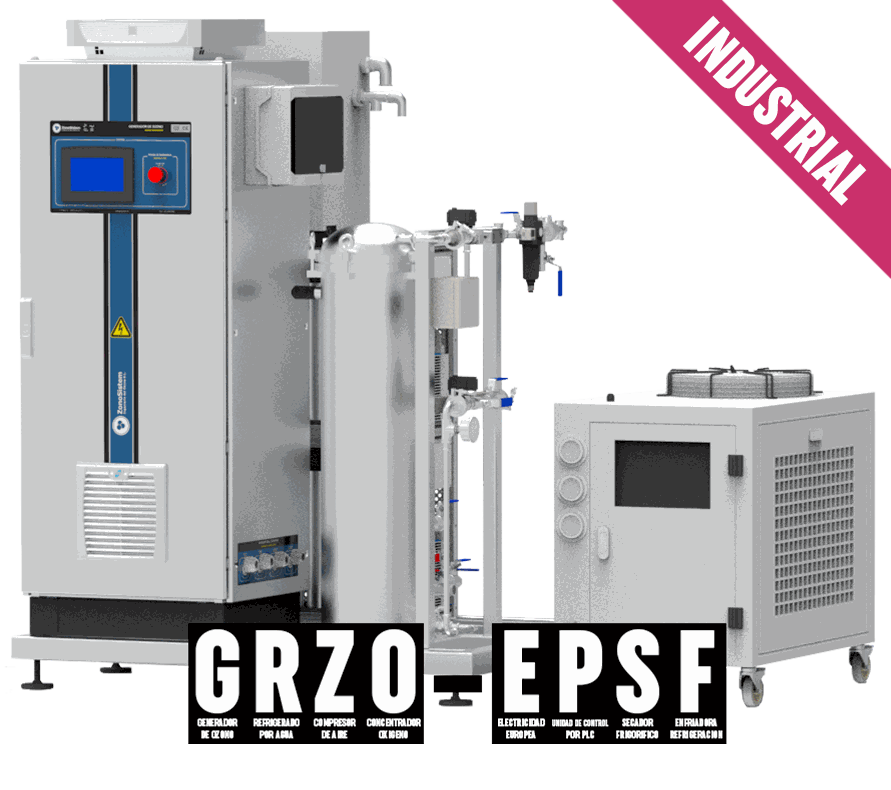 Generadores de ozono industrial gama GRZO-EPSF