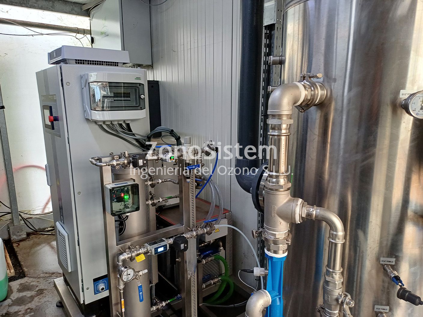 Aguas de proceso en bodega, la Rioja. España