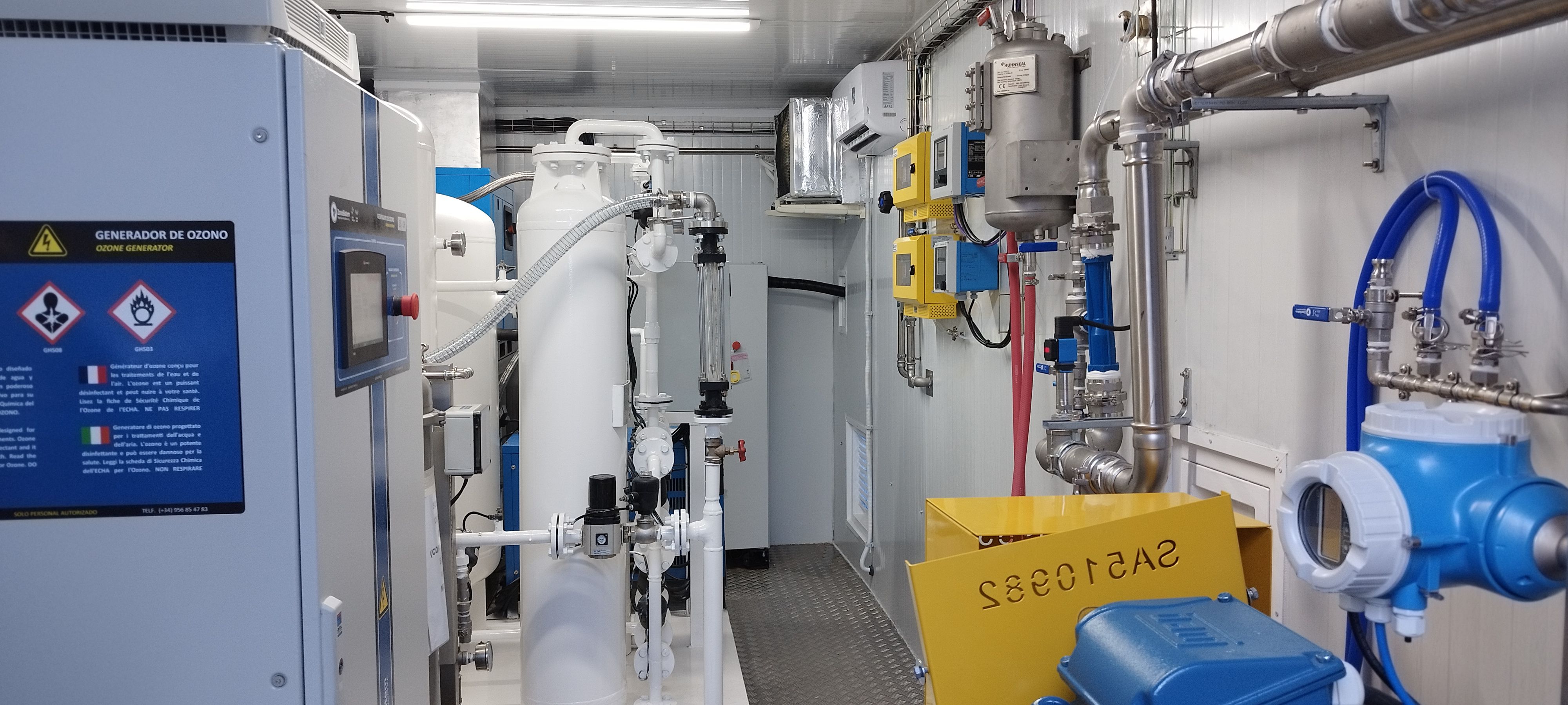 Identify the optimal operating parameters of the ozonation process