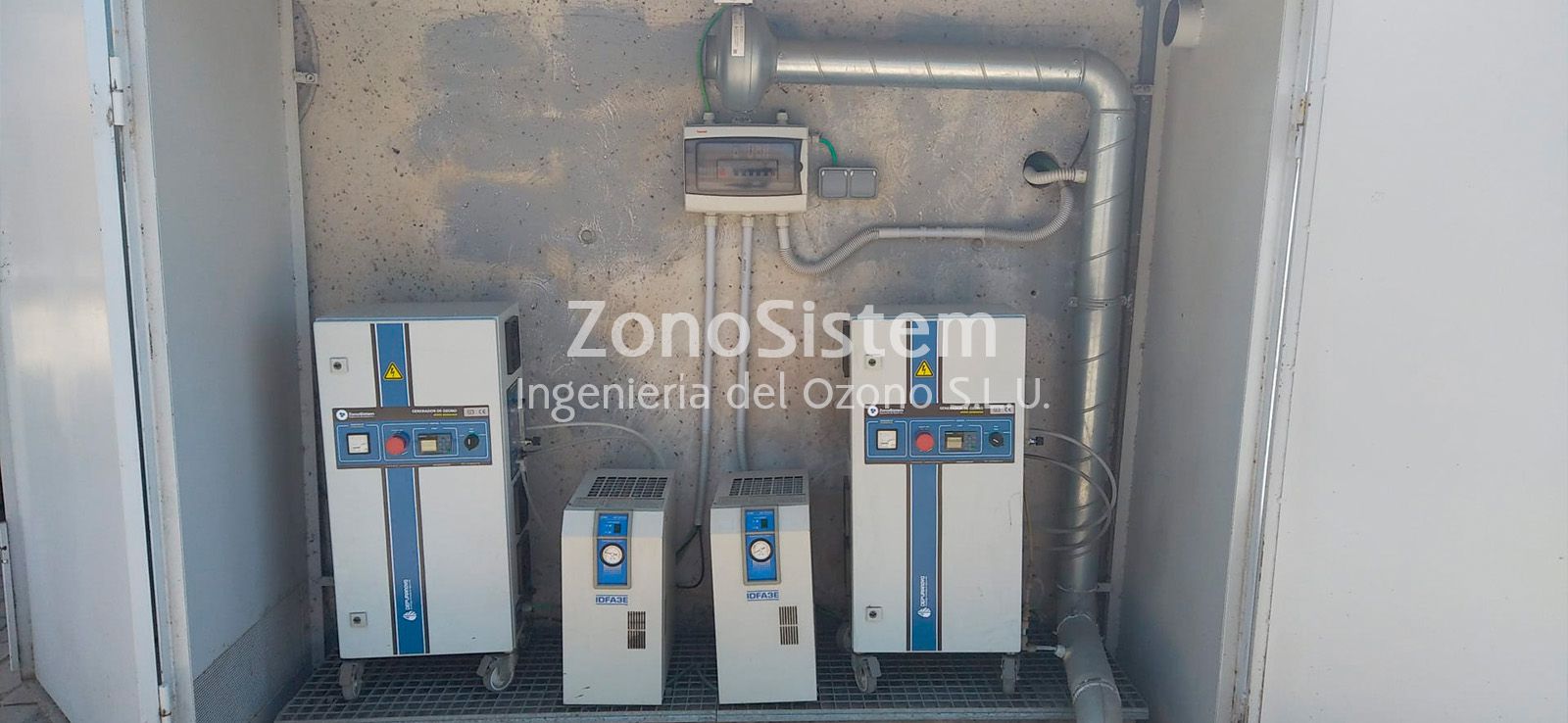 Deep ozonation of seaside promenade pumping pits. Balearic Islands