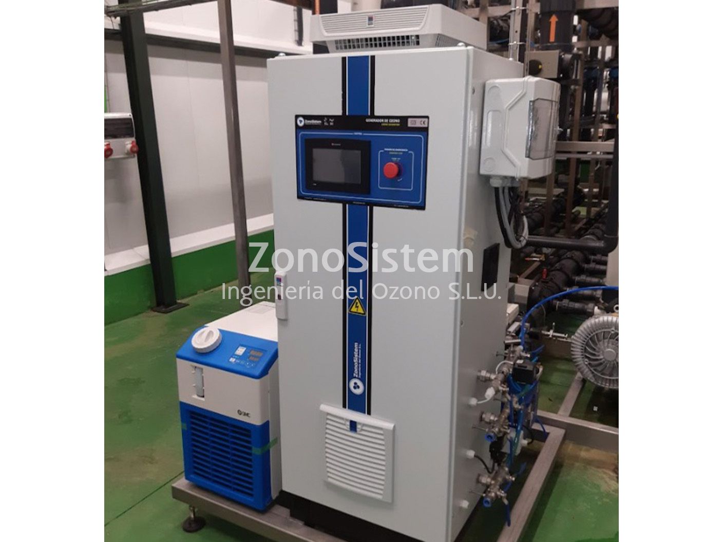 Ozone in WTP of soft drink industry. 