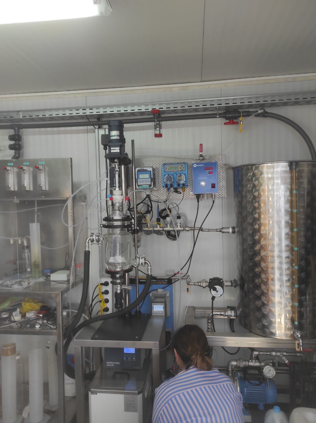 Planta Piloto de ozonización para tratamiento de aguas 