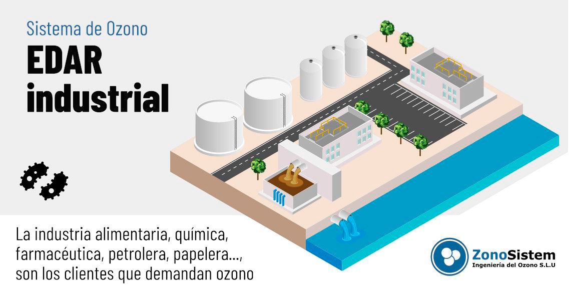 Usa ozono en la EDAR industrial