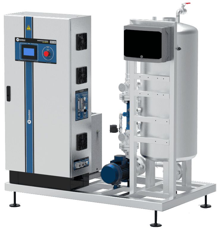 hydro plant ozone generator HIDRO VT GZO range ZonoSistem