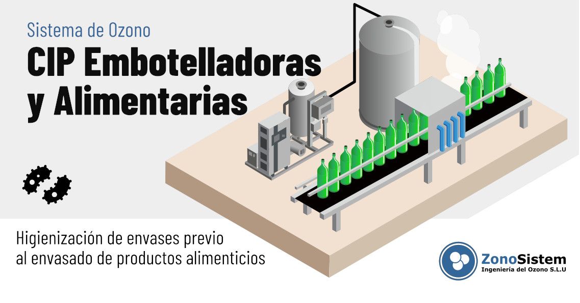  Ozono para CIP embotelladoras y alimentarias