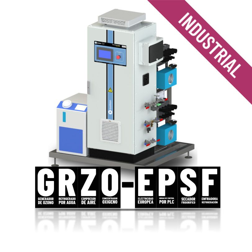Generadores de ozono industrial gama GRZO-EPSF