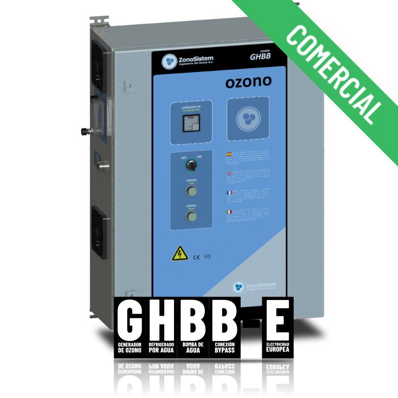 Générateurs d'ozone commerciaux de la gamme GHBB-E
