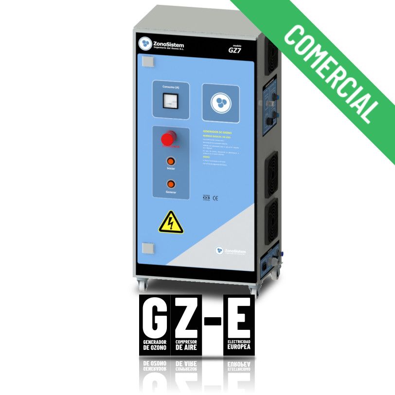 Generadores de ozono comercial gama GZ-E