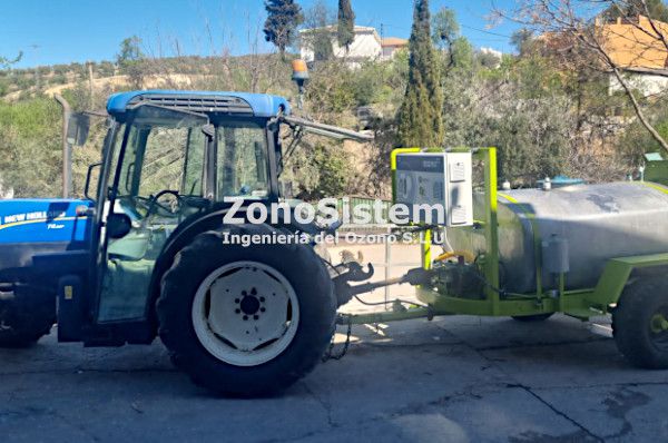 Ozone for olive cultivation, Seville, Spain