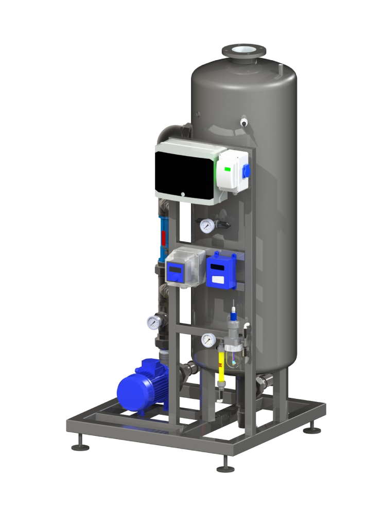 HIDRO VT 84.522 Recirculation plant to dilute ozone