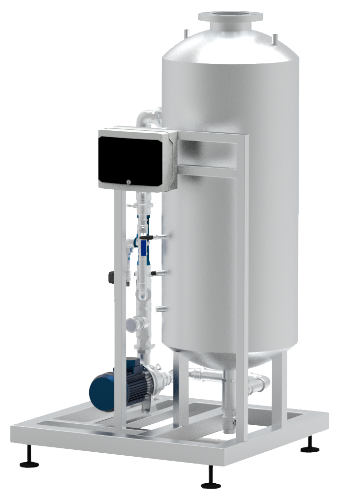 HIDRO VT 84.530 Recirculation plant to dilute ozone