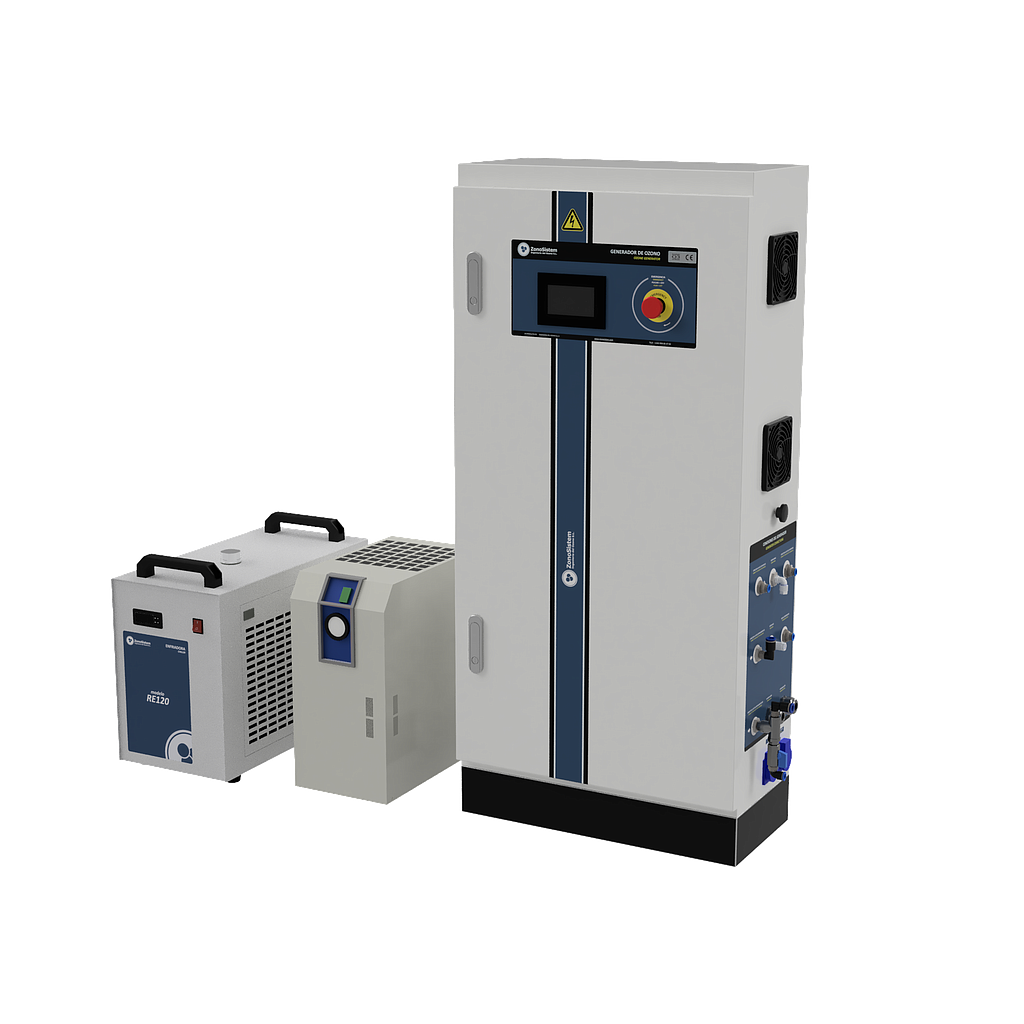 Gerador de ozônio industrial GRZO40-EPSF. V5